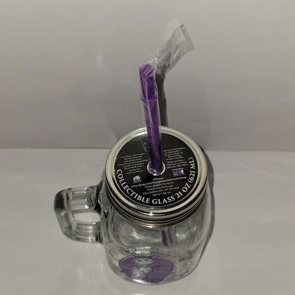 Nightmare before Christmas Mason Jar Jack Skellington NEW - Picture 3 of 6